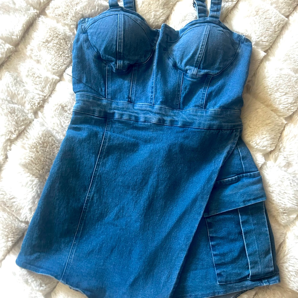 Denim Romper